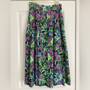 Hunter Bell Floral Midi Skirt